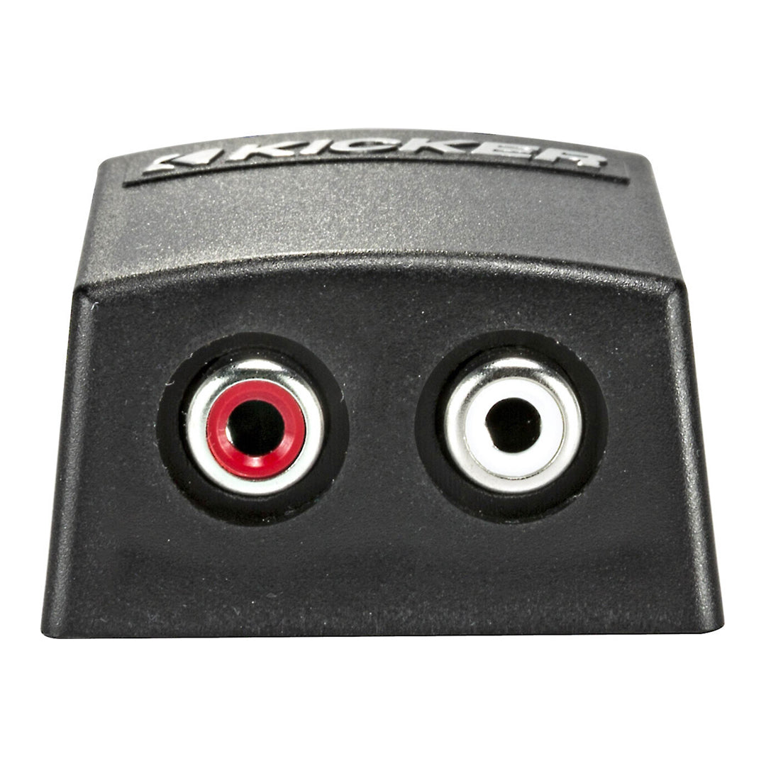 Kicker KISLOC2, 2-channel Speaker to RCA Converter, w/ LOC. w/ 12V Turn On Lead (46KISLOC2)