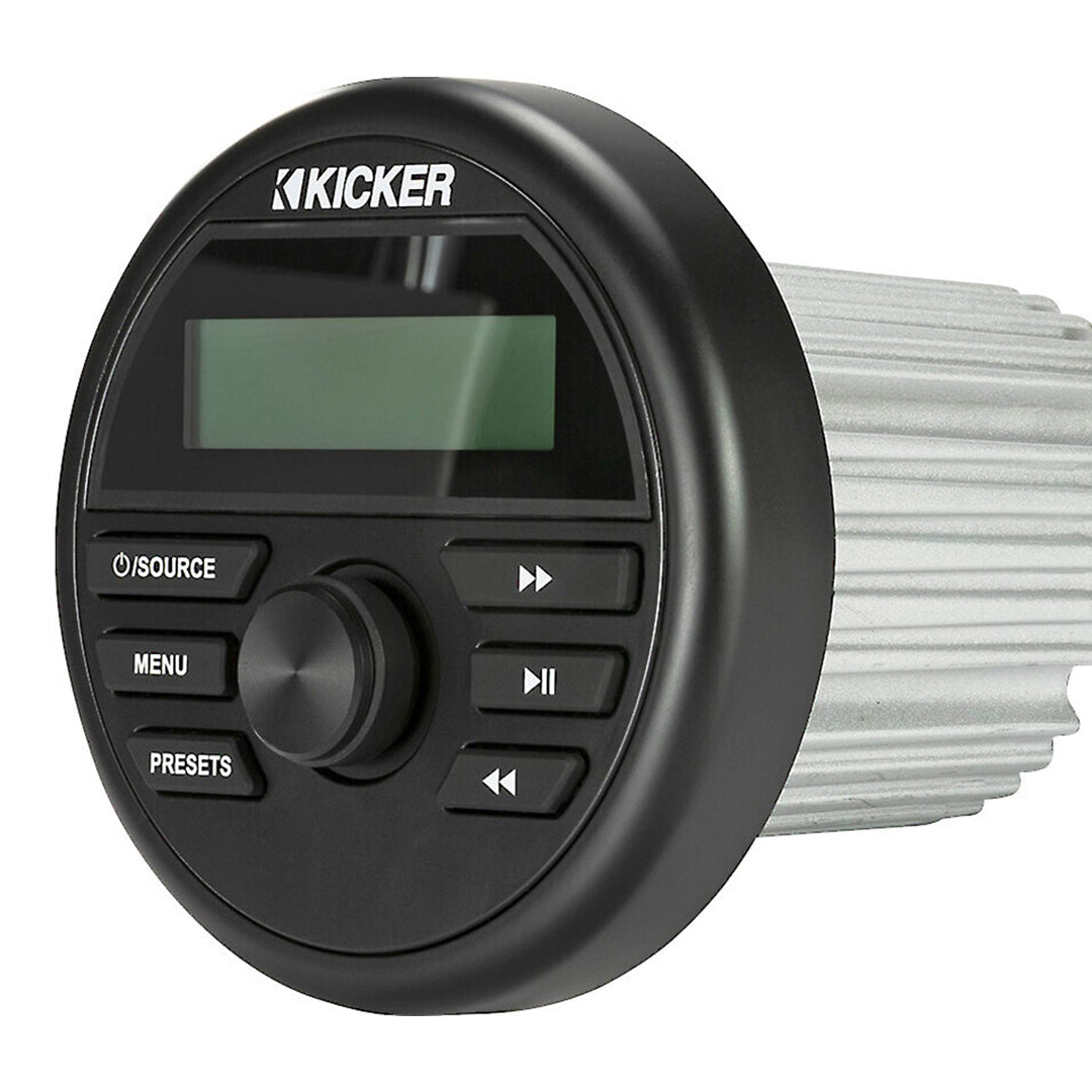 Kicker KMC2, Weather-Resistant All-in-One Media Center w/Bluetooth® (46KMC2)