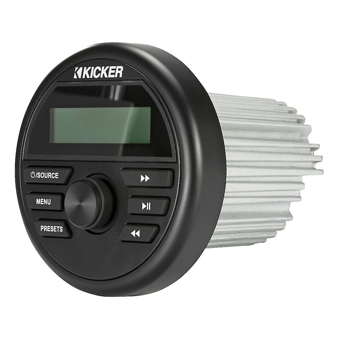 Kicker KMC2, Weather-Resistant All-in-One Media Center w/Bluetooth® (46KMC2)