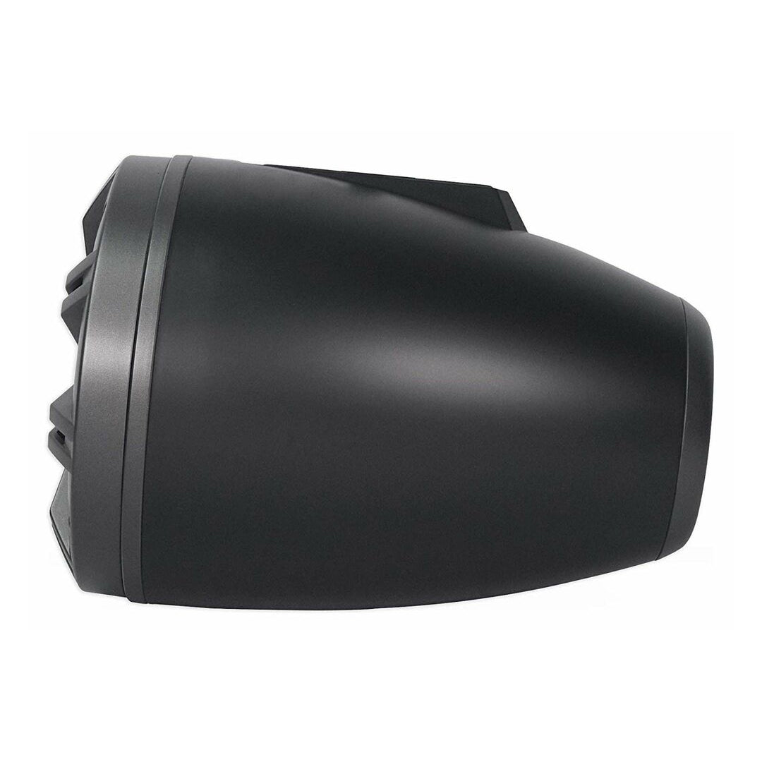 Kicker KMFC65, KMFC65 (165mm) Flat-Mount Marine Cans with 45KM654L speaker pair; charcoal grill on black can (46KMFC65)