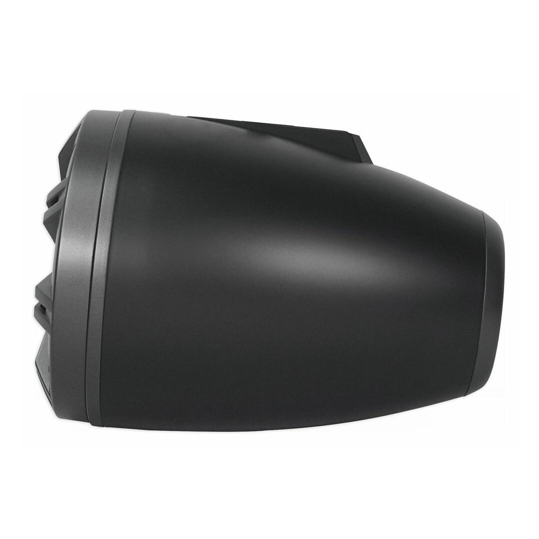 Kicker KMFC8, KMFC (200mm) Flat-Mount Marine Cans with 45KM84L speaker pair; charcoal grill on black can (46KMFC8)