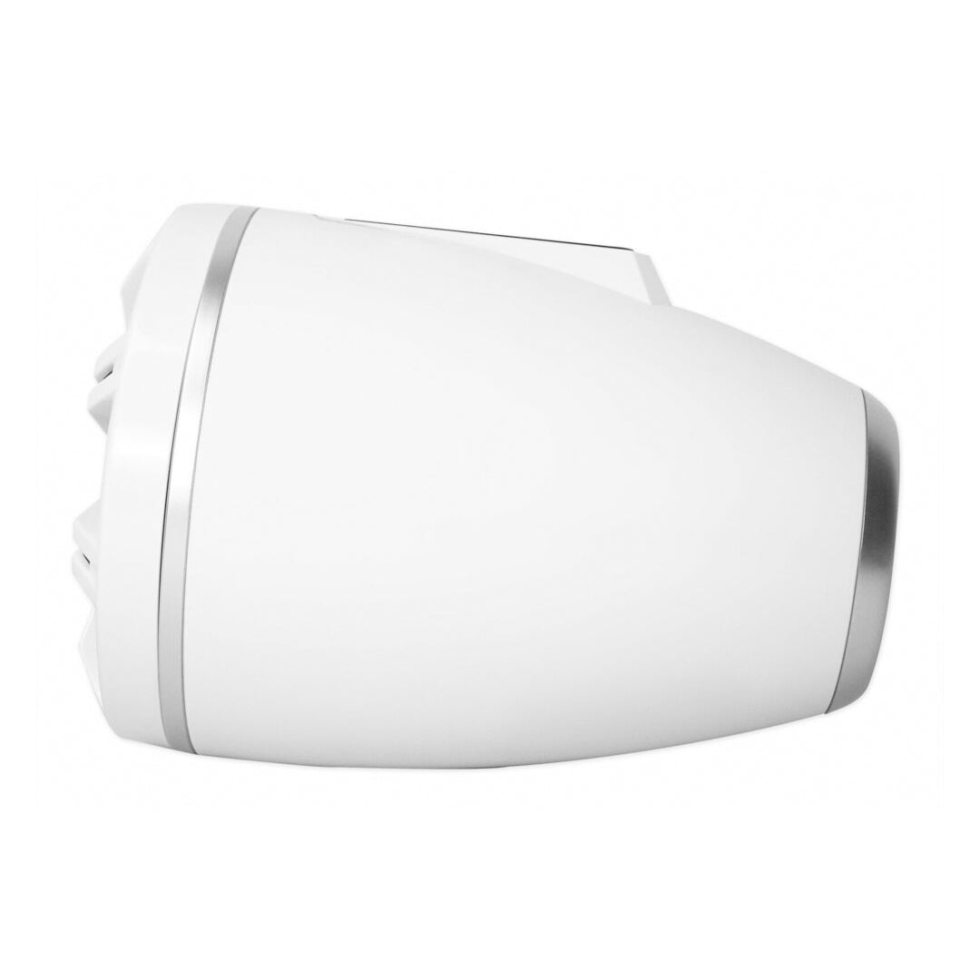 Kicker KMFC8W, KMFC (200mm) Flat-Mount Marine Cans with 45KM84L speaker pair; white grill on white can (46KMFC8W)