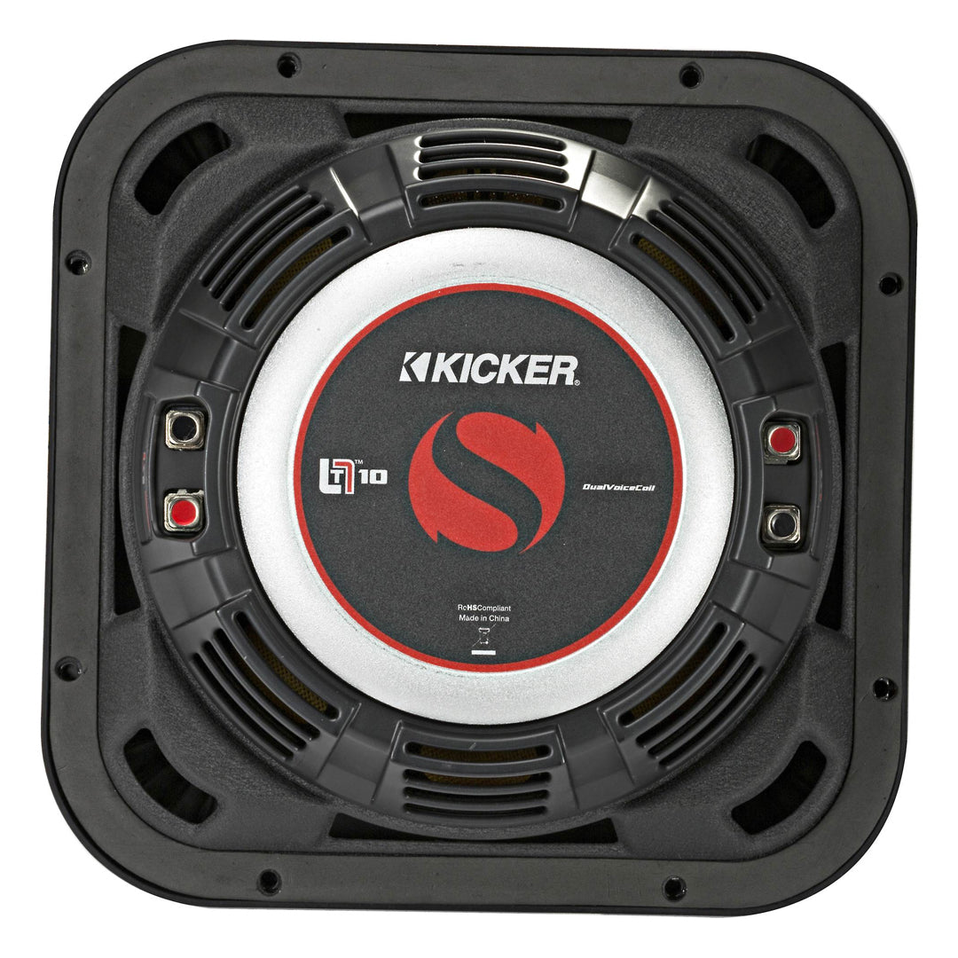 Kicker L7T102, L7T 10" Dual Voice Coil Subwoofer 2-Ohm, 500W (46L7T102)