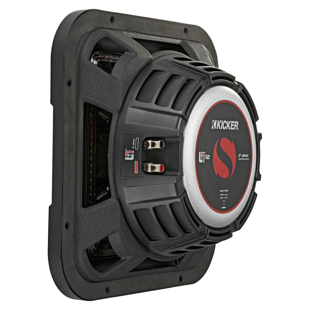 Kicker L7T122, L7T 12" Dual Voice Coil Subwoofer 2-Ohm, 600W (46L7T122)