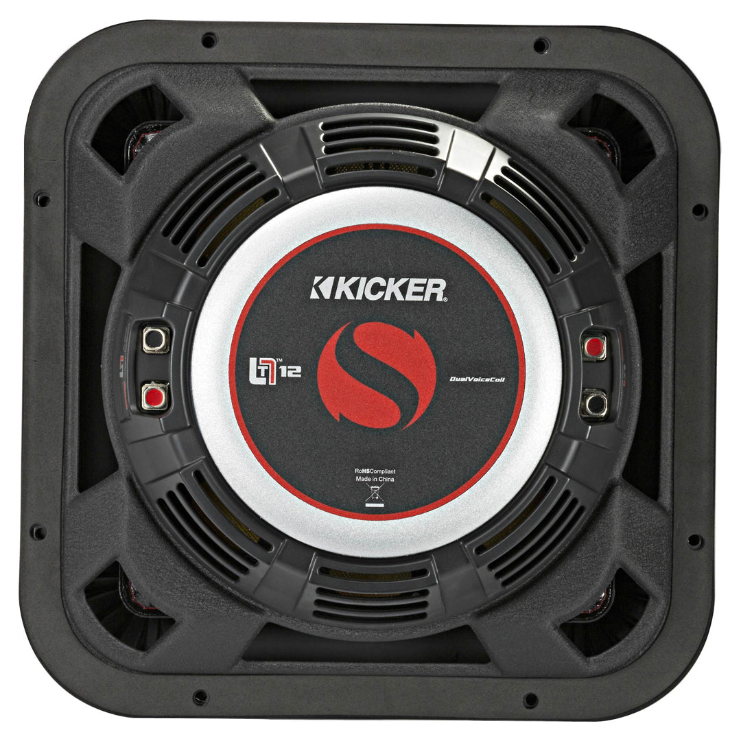 Kicker L7T124, L7T 12" Dual Voice Coil Subwoofer 4-Ohm, 600W (46L7T124)