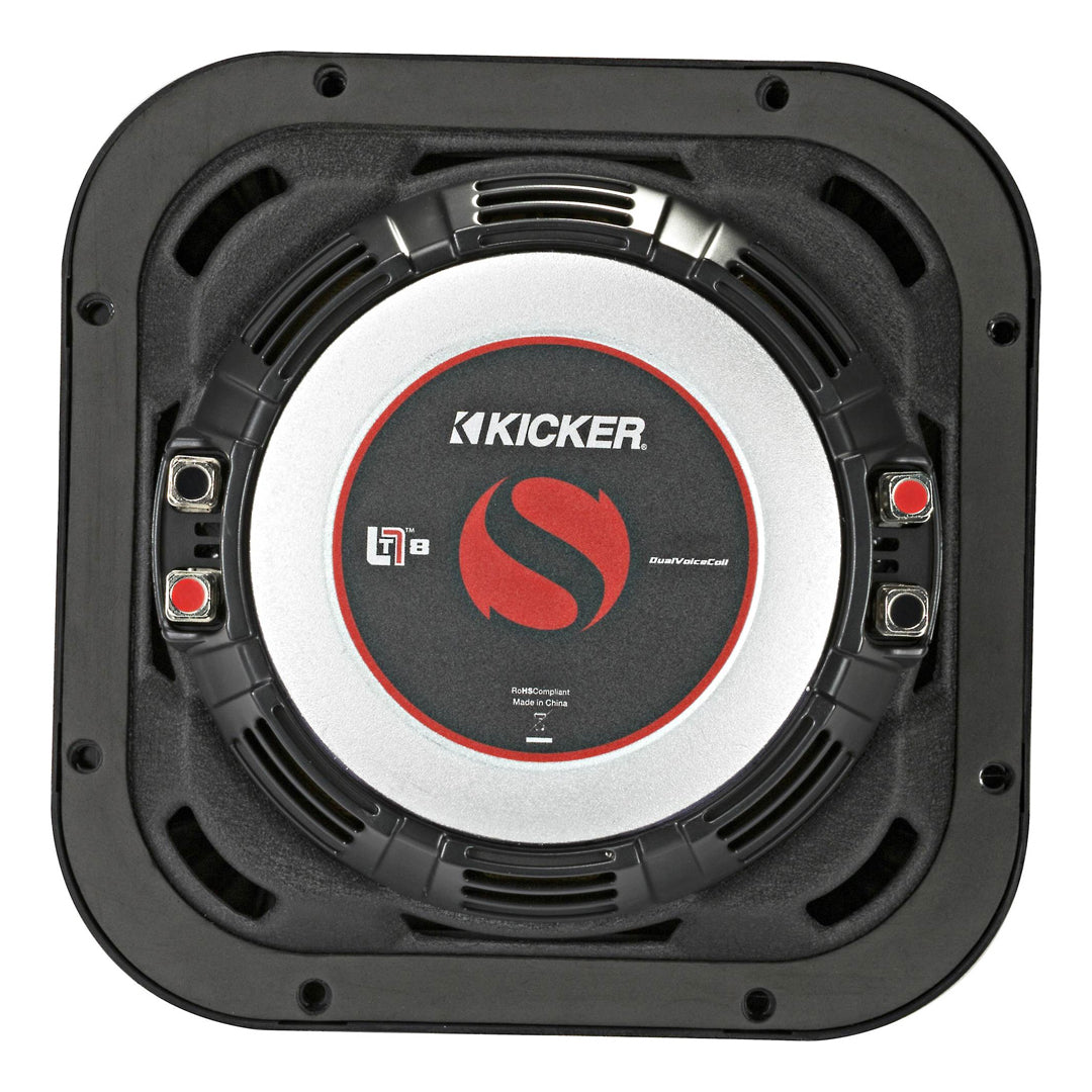 Kicker L7T82, L7T 8" Dual Voice Coil Subwoofer 2-Ohm, 350W (46L7T82)