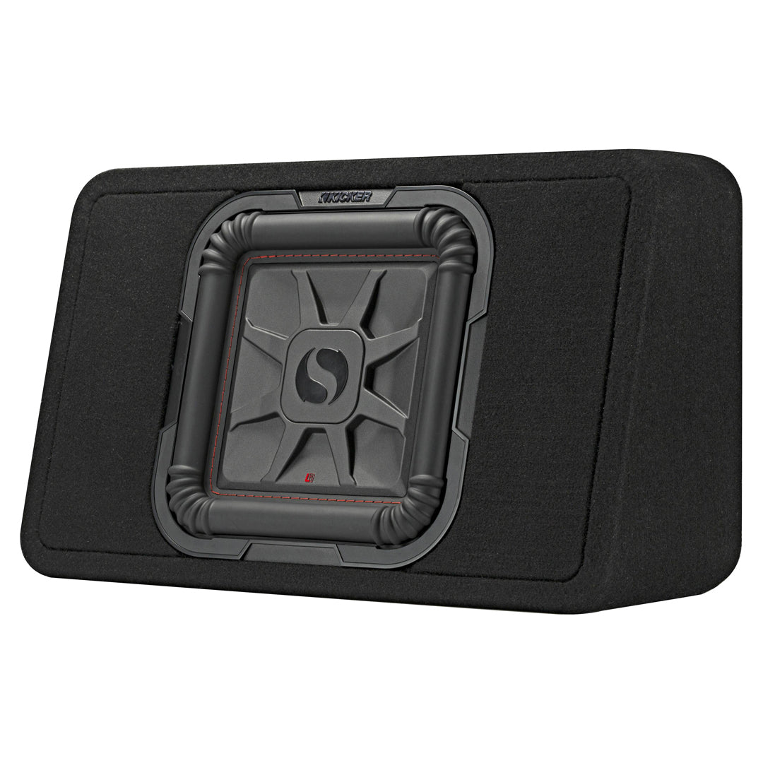 Kicker TL7T104, L7T 10" Solo-Baric Subwoofer in Thin Profile Enclosure, 4-Ohm, 500W (46TL7T104)