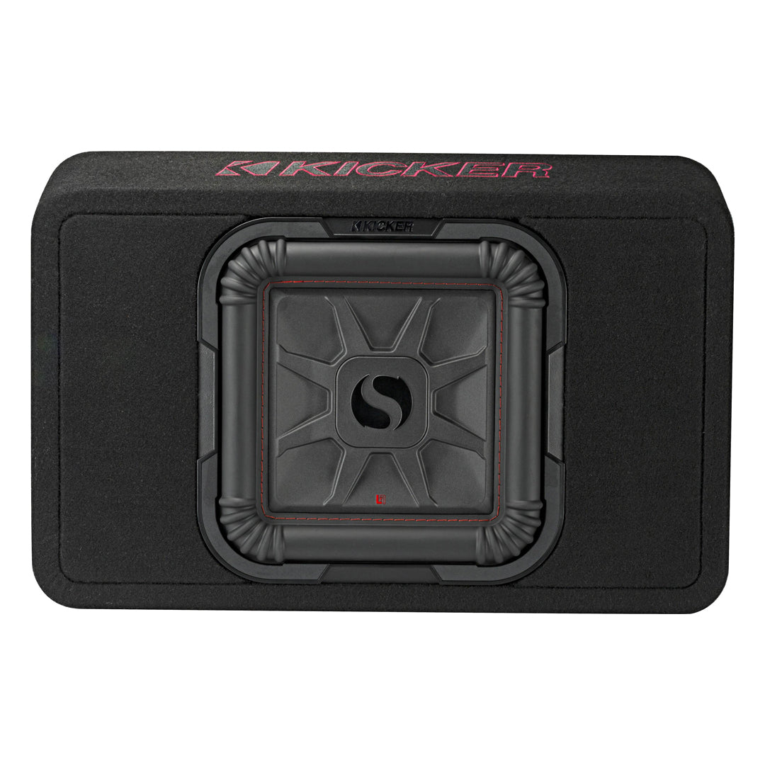 Kicker TL7T104, L7T 10" Solo-Baric Subwoofer in Thin Profile Enclosure, 4-Ohm, 500W (46TL7T104)