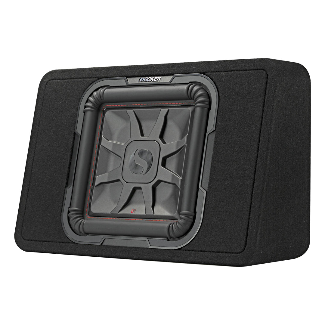 Kicker TL7T84, L7T 8" Solo-Baric Subwoofer in Thin Profile Enclosure, 4-Ohm, 350W (46TL7T84)