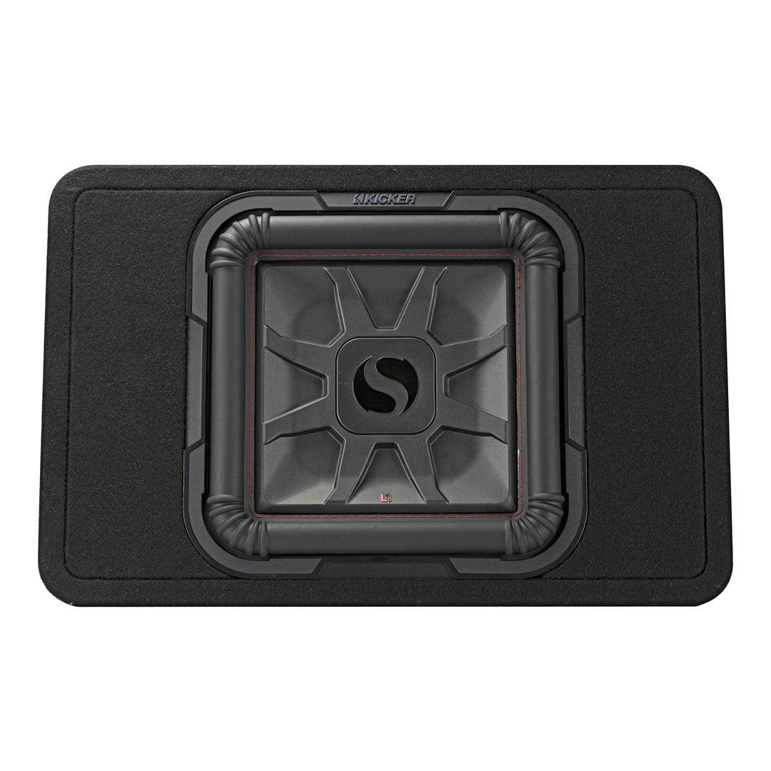 Kicker TL7T84, L7T 8" Solo-Baric Subwoofer in Thin Profile Enclosure, 4-Ohm, 350W (46TL7T84)