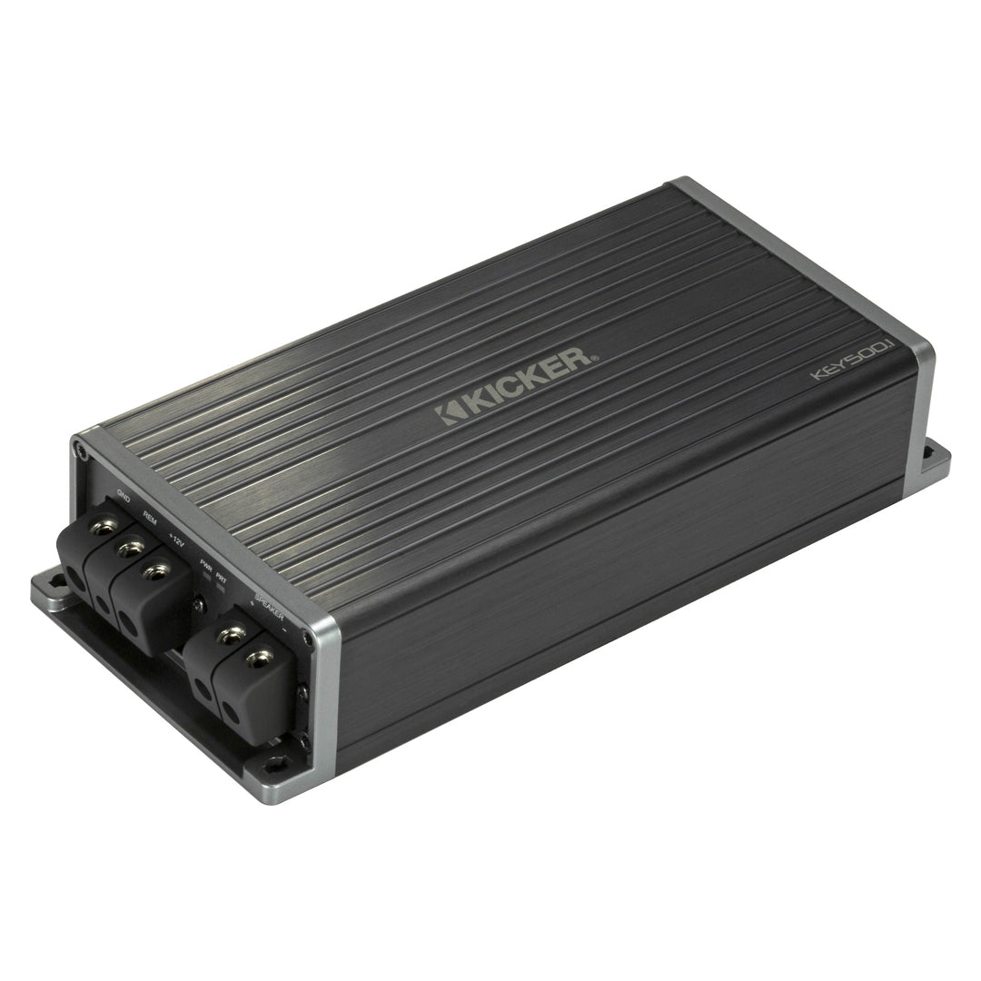 Kicker KEY5001, KEY Mono Amplifier with Start/Stop capability, RoHS Compliant (47KEY5001)
