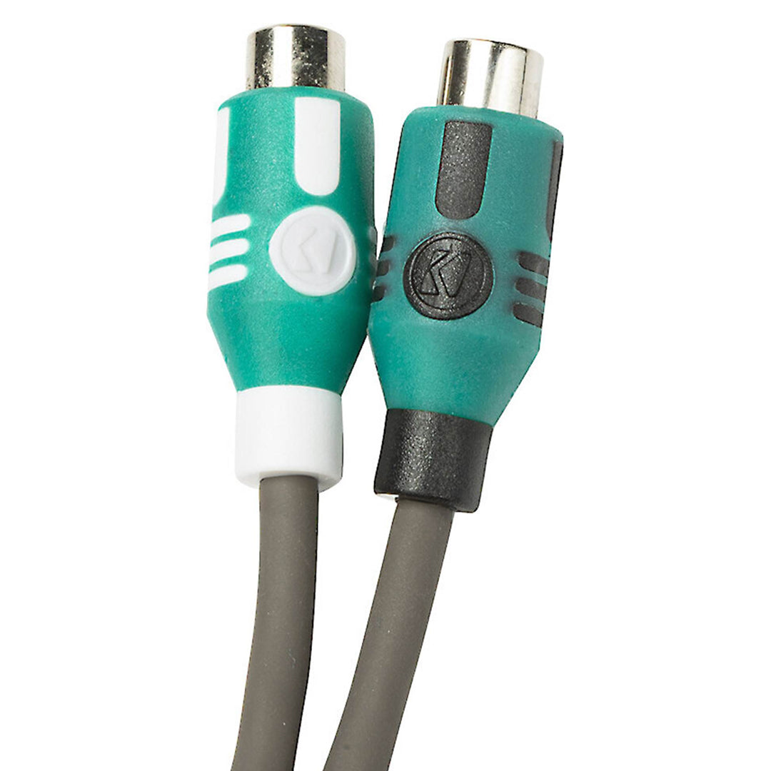 Kicker KMIY, Marine Series Y-Adapter Interconnect, RCA Male W/ Female Adapters (47KMIY)
