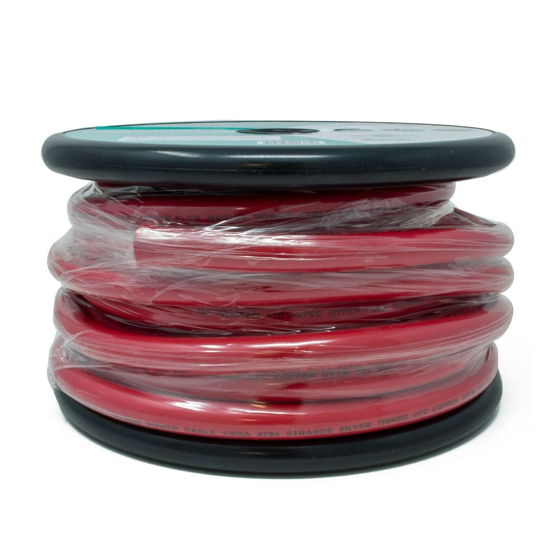 Kicker KMWPR4100, Marine 4 AWG Power Wire, 100Ft, Red (47KMWPR4100)