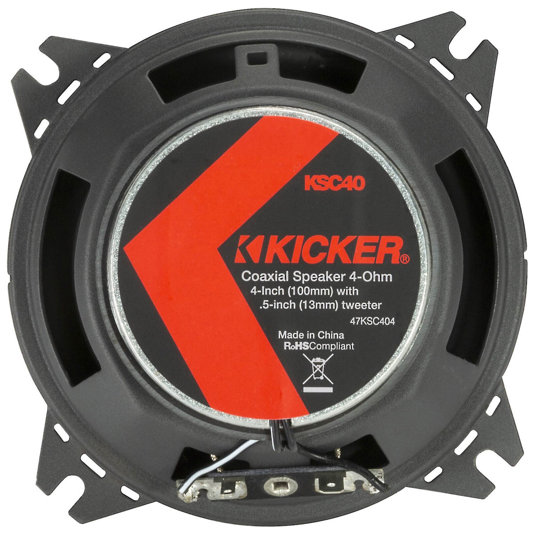 Kicker KSC404, KS Series 4" Coaxial Speakers (47KSC404)