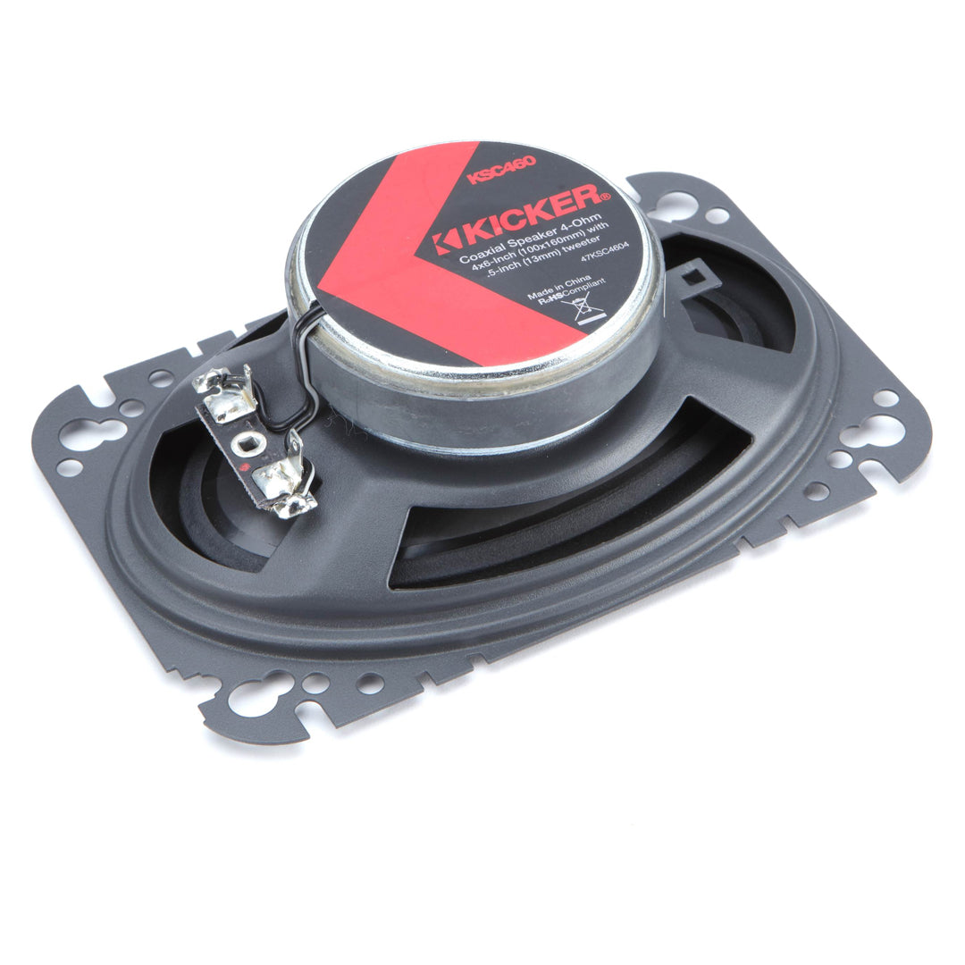 Kicker KSC4604, KS Series 4x6" Coaxial Speakers (47KSC4604)