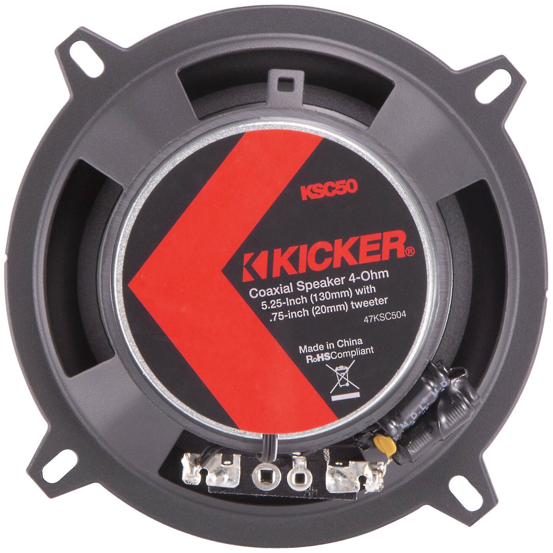Kicker KSC504, KS Series 5.25" Coaxial Speakers (47KSC504)