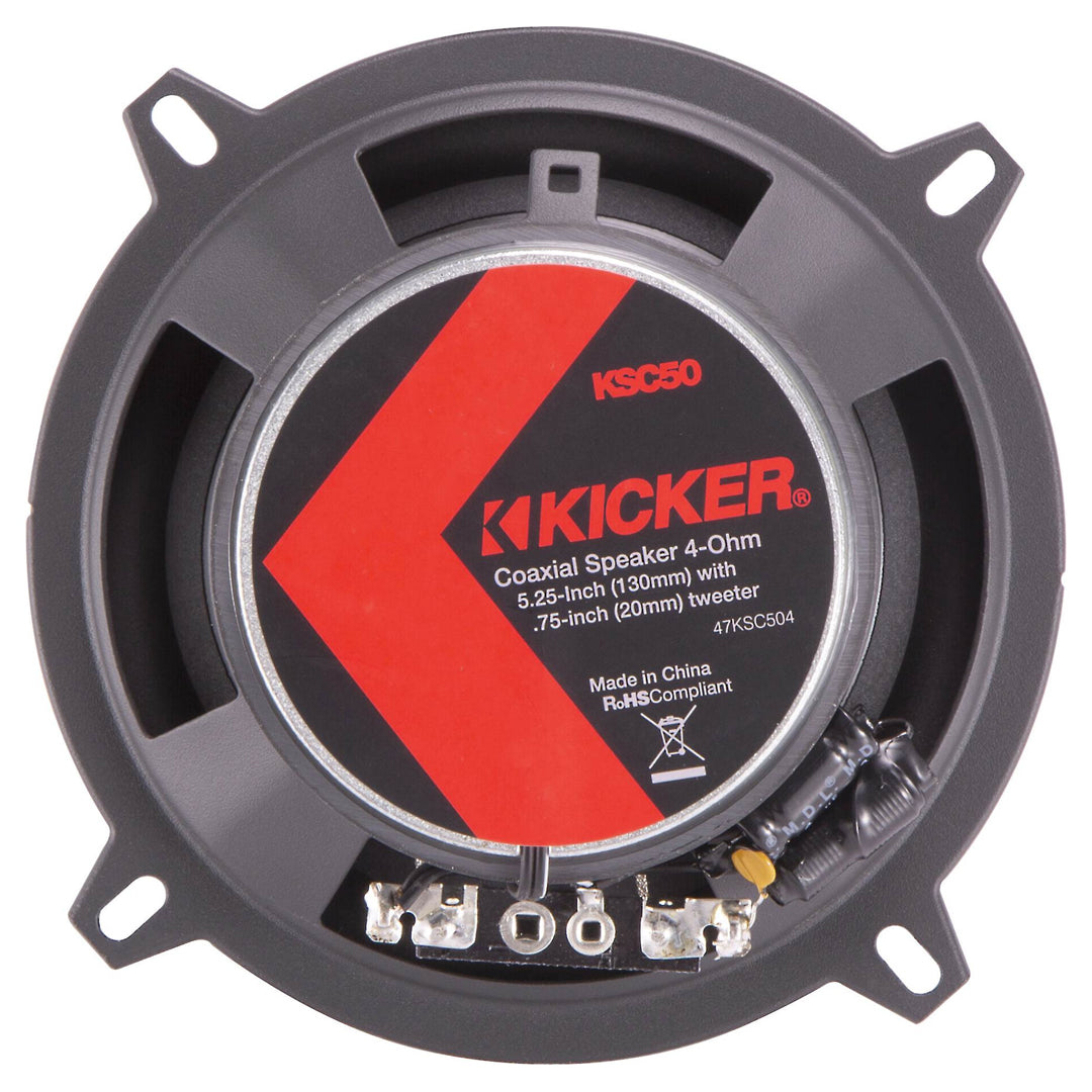 Kicker KSC504, KS Series 5.25" Coaxial Speakers (47KSC504)