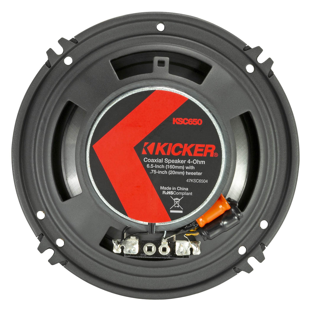Kicker KSC6504, KS Series 6.5" Coaxial Speakers (47KSC6504)