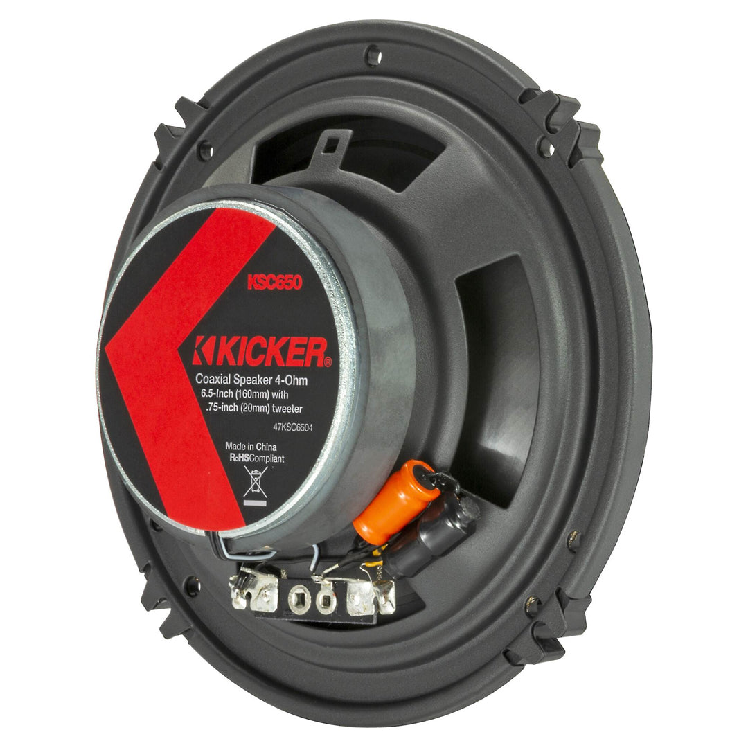 Kicker KSC6504, KS Series 6.5" Coaxial Speakers (47KSC6504)