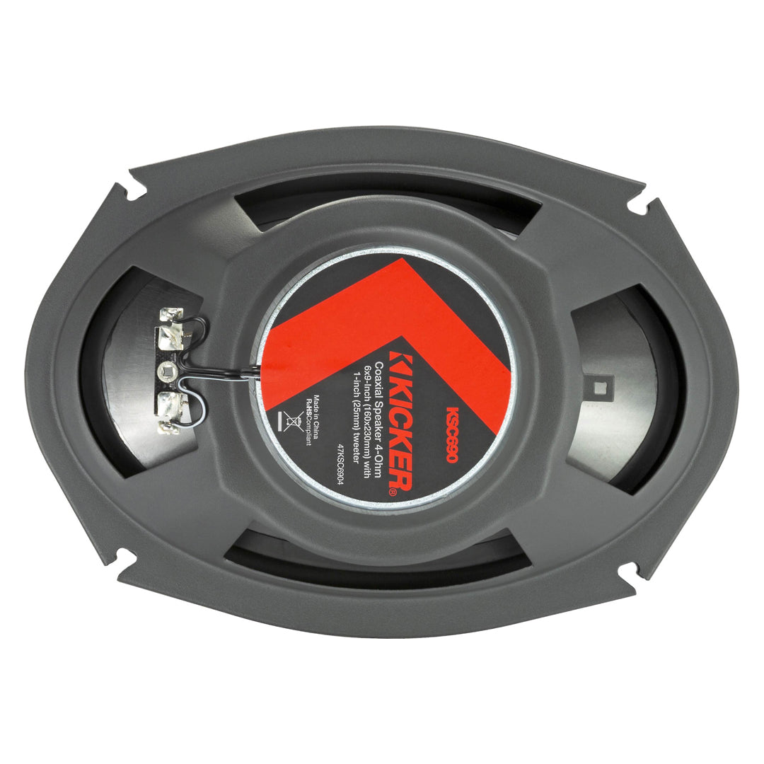 Kicker KSC6904, KS Series 6x9" Coaxial Speakers (47KSC6904)