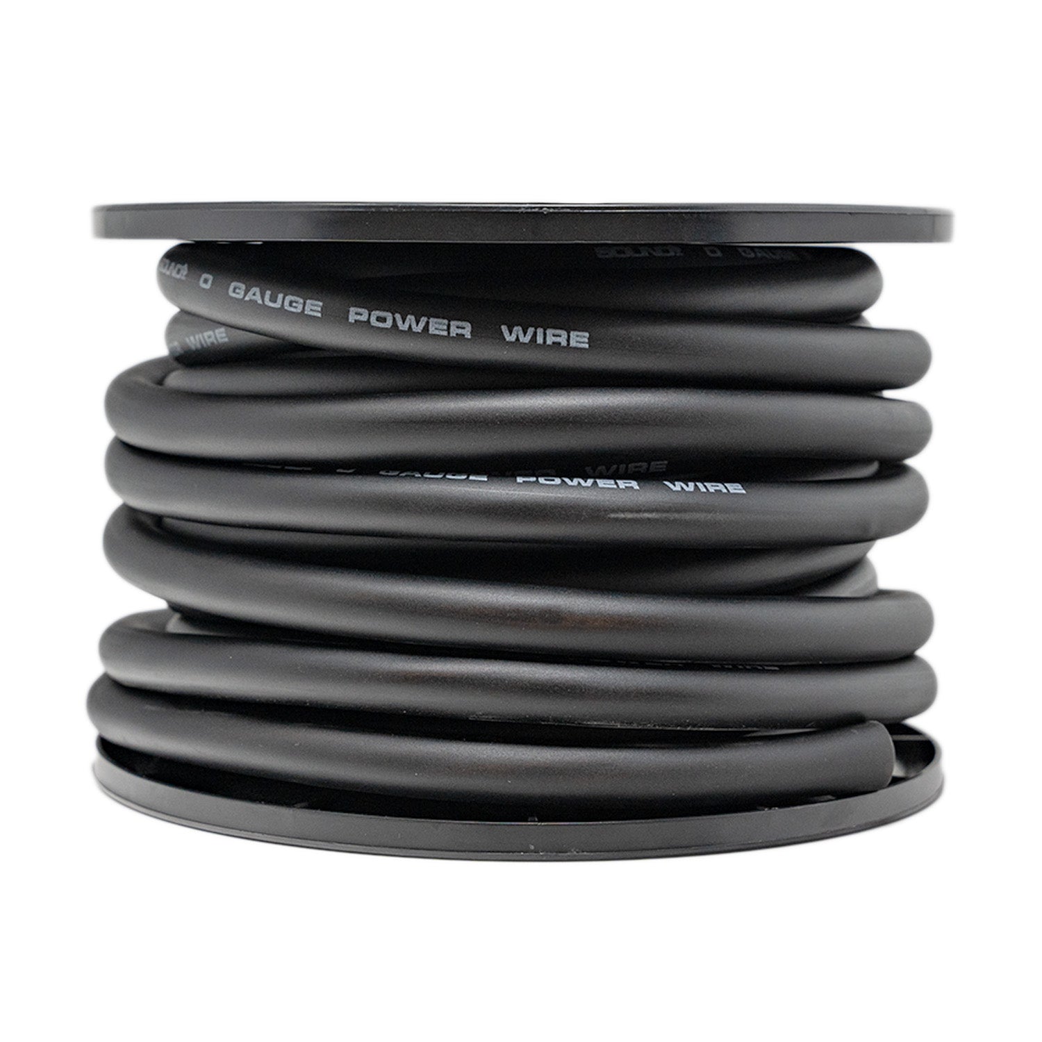 SoundBox CW0-50BK, 0 Gauge 50' CCA Amplifier Power / Ground Wire Spool, Black