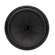 Kicker CWR12, CompR Series 12" 2-Ohm Dual Voice Coil Subwoofer (48CWR122)