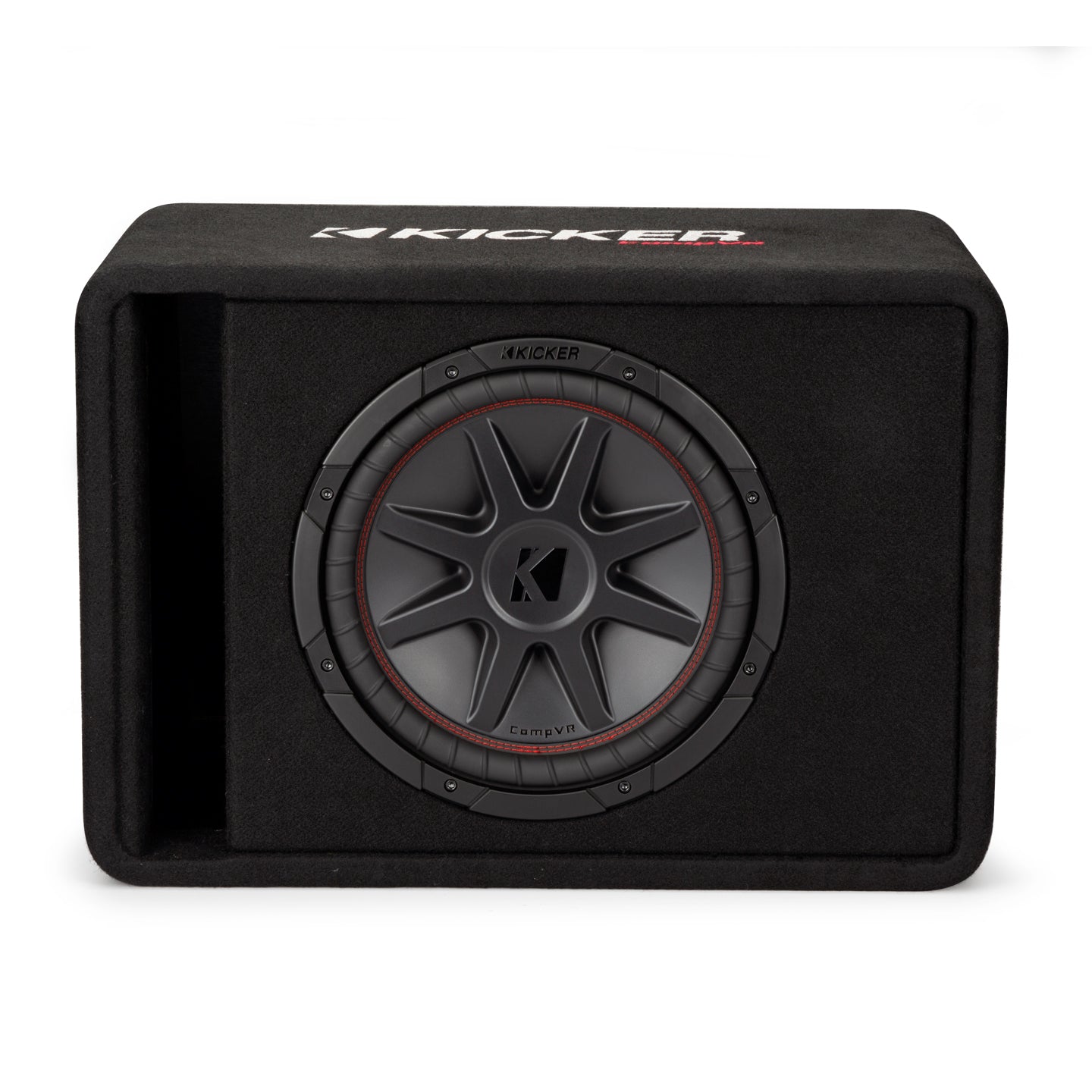 Kicker VCVR12, CompVR 12" 2-Ohm Single Vented Loaded Subwoofer Enclosure (48VCVR122)