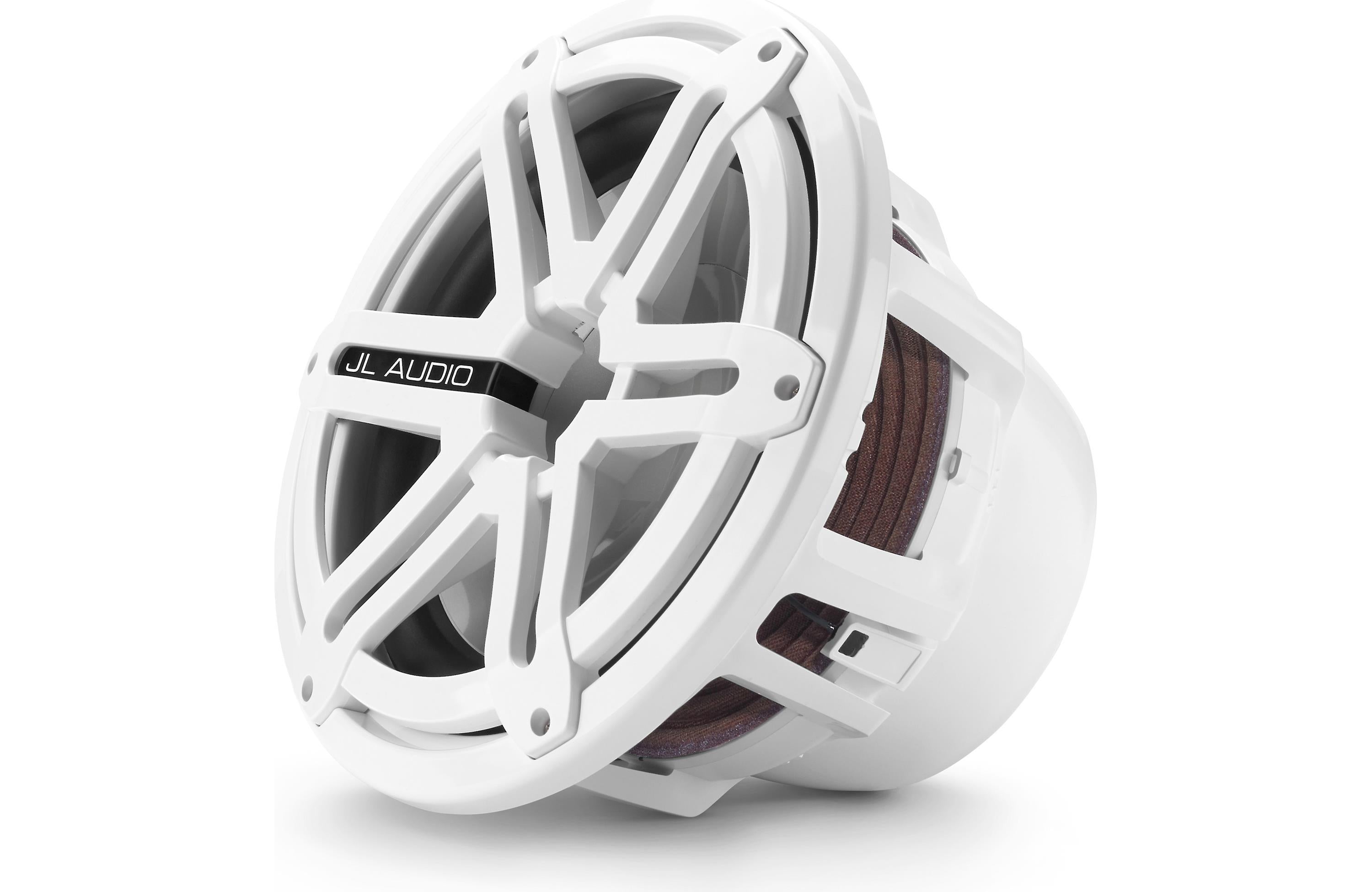JL Audio M12IB6-SG-WH, M Series Marine 12" 4-Ohm Subwoofer, White Sport Grille, 600W