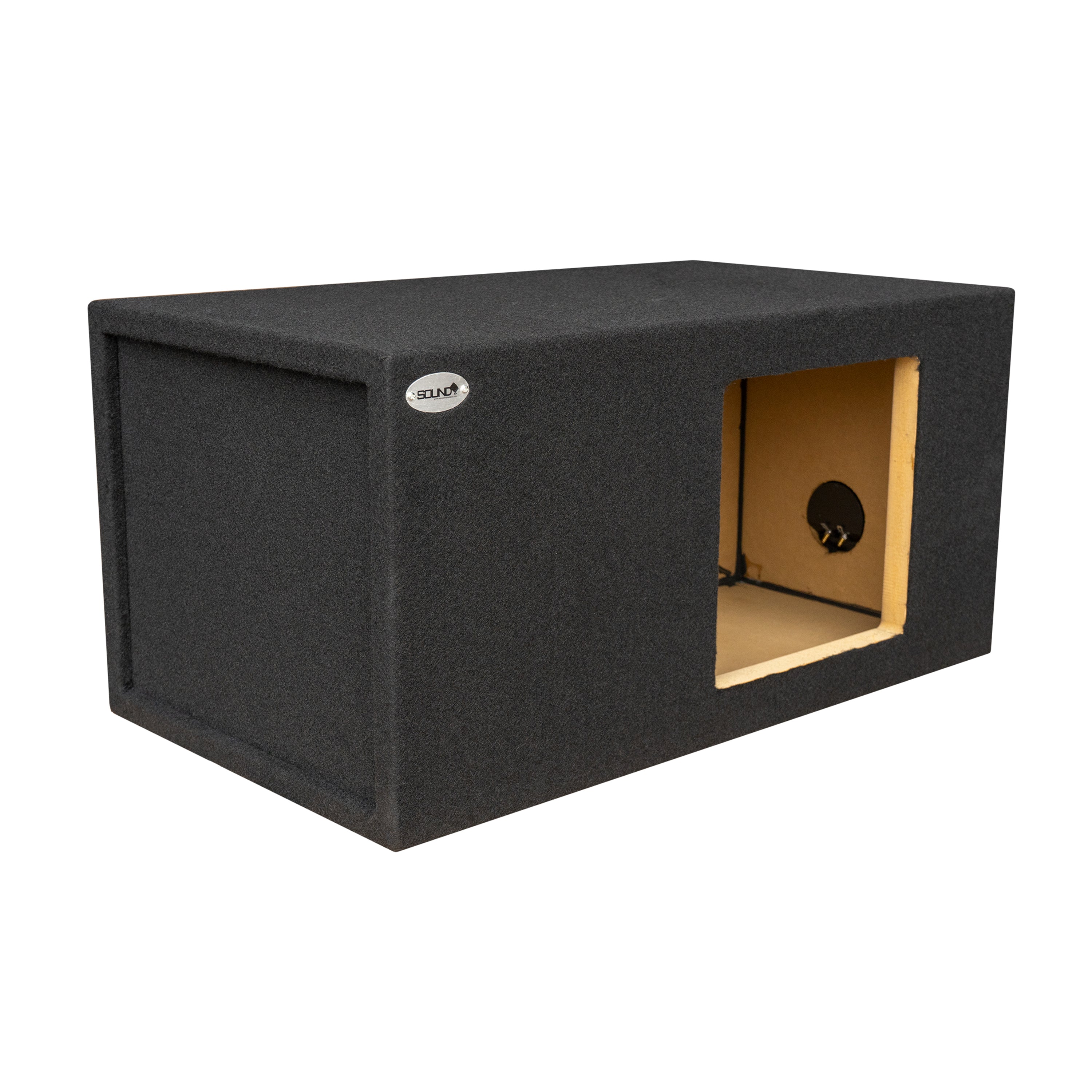 SoundBox SPL Series Single 10" Vented Subwoofer Enclosure, Square