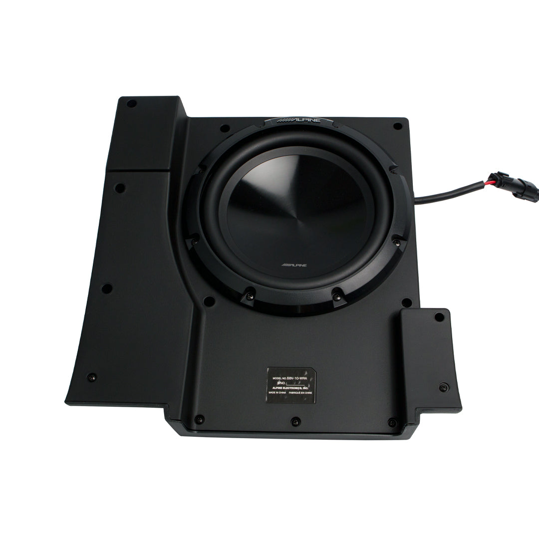 Alpine SBV-10-WRA, Pre-Loaded 10" Subwoofer for 2007-2018 Jeep® Wrangler JKU