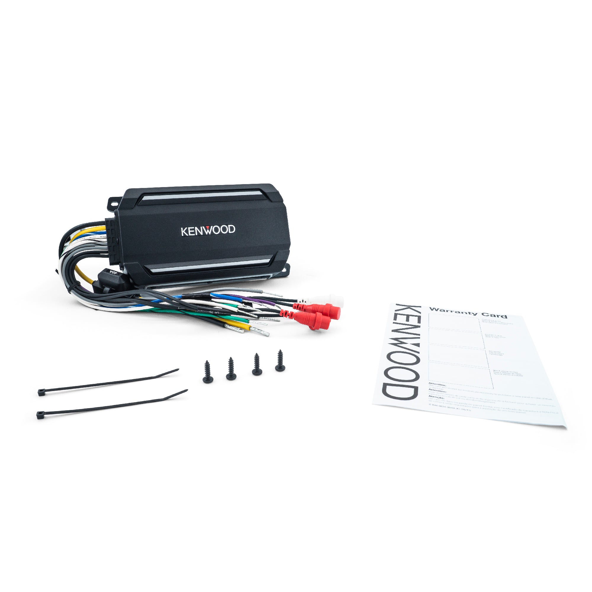 Kenwood KAC-M5014, 4 Channel Marine / Powersports Amplifier - 50 Watts RMS x 4