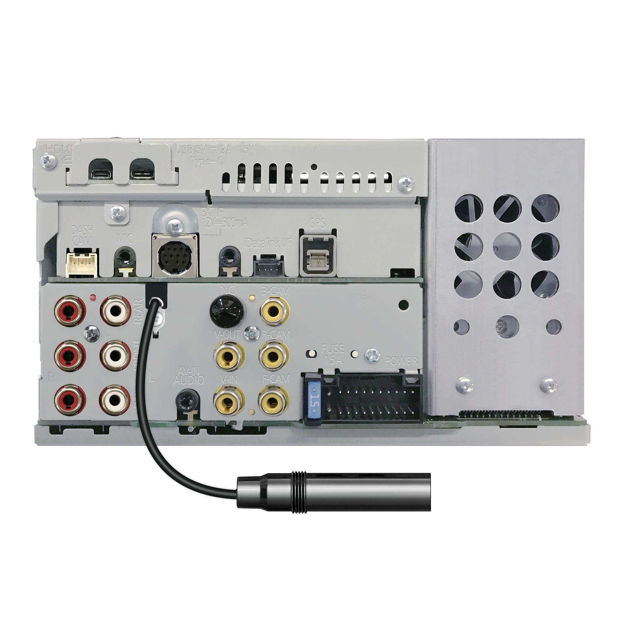 Kenwood DMX908S, eXcelon 6.95" Double Din Multimedia Receiver w/ Apple CarPlay™ and Android Auto™ (Does Not Play CDs)