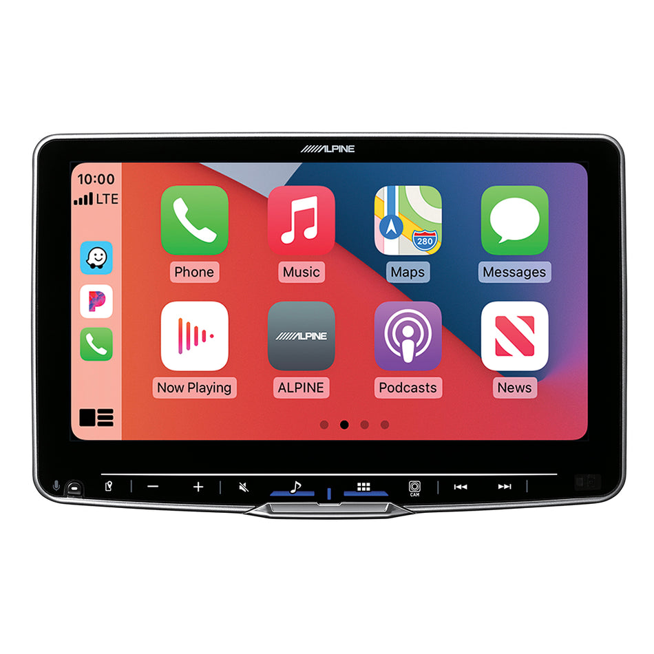 Alpine iLX-F509, Halo 9" Floating Hi-Res Screen Multimedia Receiver w/ Wireless Apple CarPlay and Android Auto