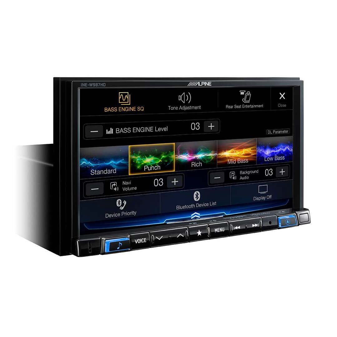 Alpine INE-W987HD, 7" Mechless Navigation Receiver - CarPlay & Android Auto (OB)