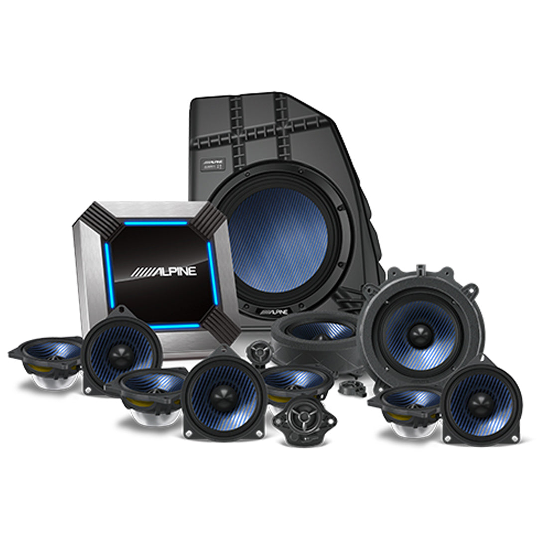 Alpine PSS-TSLA-21Y, Complete 13-Speaker Sound System Upgrade for Select Tesla Model Y