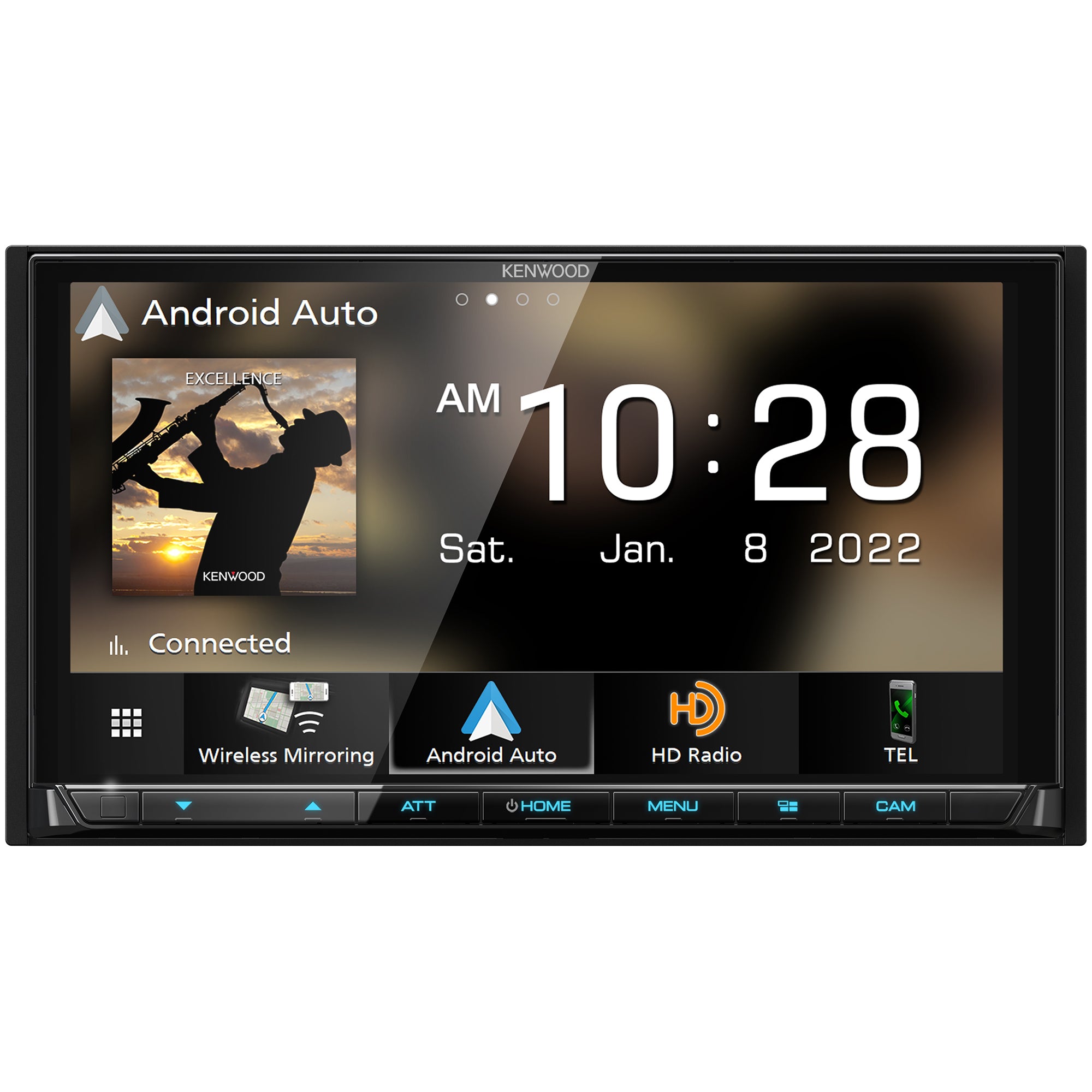 Kenwood DMX958XR, eXcelon 6.8" Double Din Multimedia Receiver w/ Apple CarPlay™ and Android Auto™ (Does Not Play CDs)