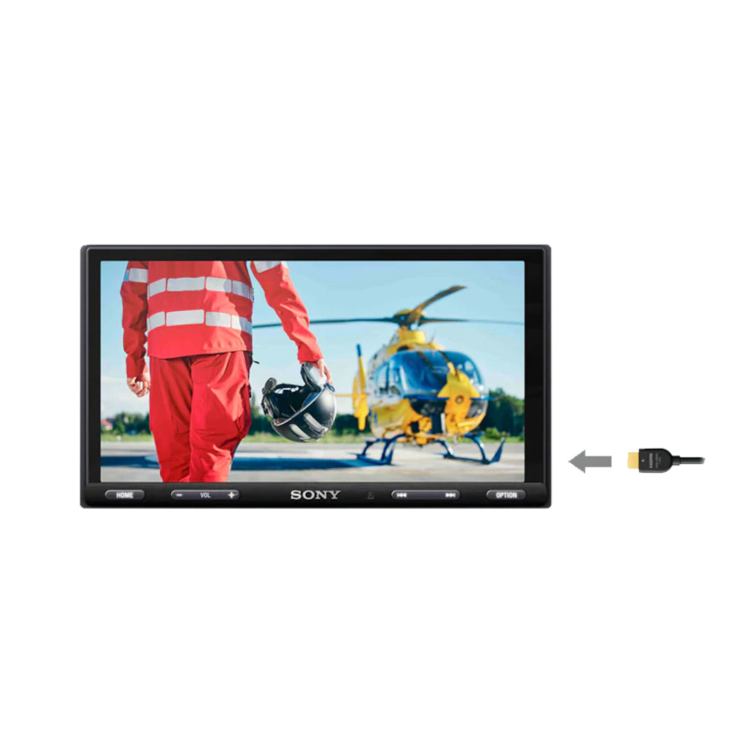 Sony XAV-AX5600, 6.95" Digital Multimedia Receiver Player w/ CarPlay and Android Auto