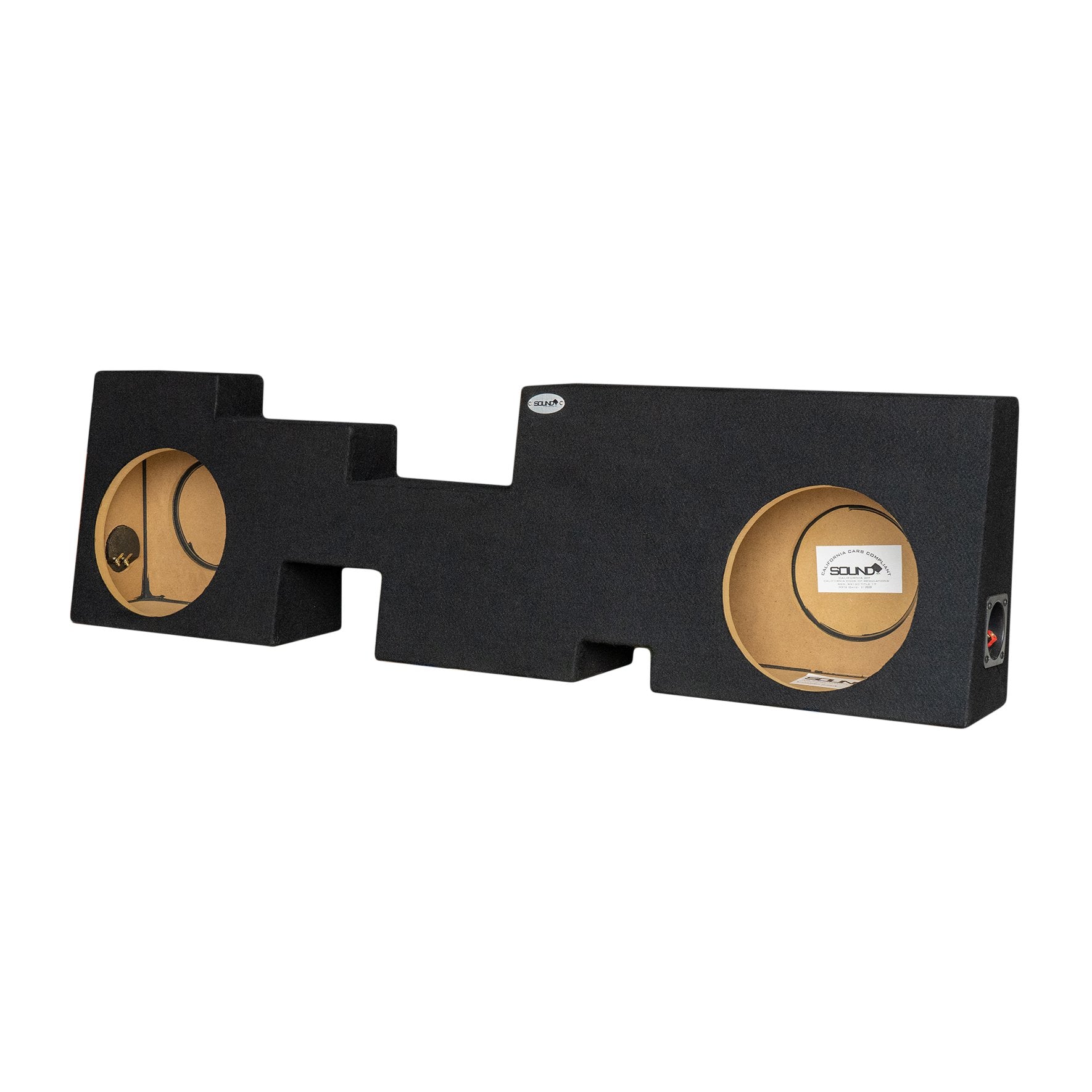 SoundBox Ford F250/F350 SuperDuty (CrewCab) 2017-2019 Dual 10" Upfire Subwoofer Enclosure