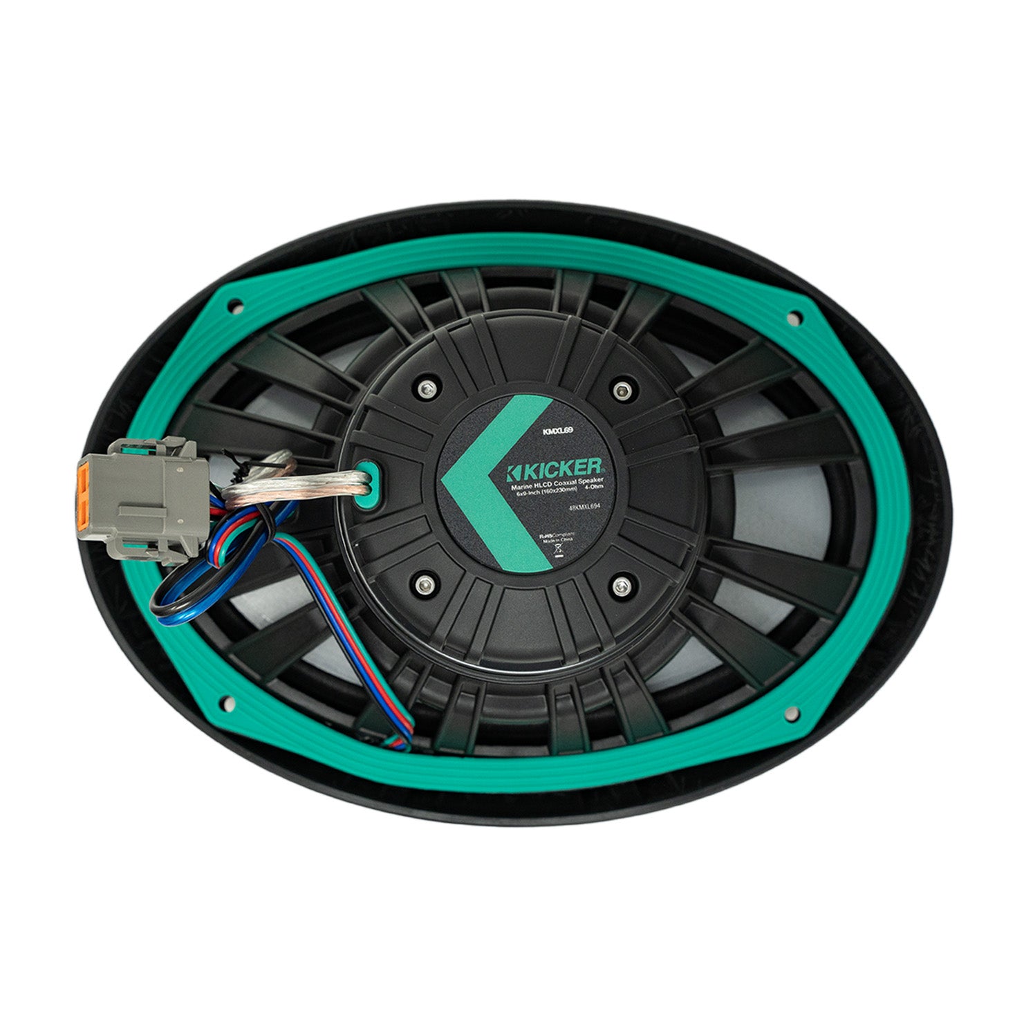Kicker KMXL694, 6x9" Marine Horn Loaded Compression Driver Speakers (48KMXL694)