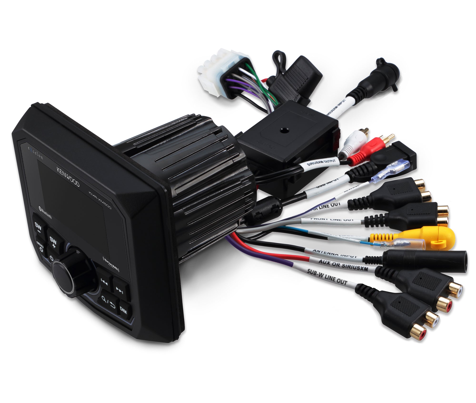 Kenwood KMR-XM500, eXcelon Marine Digital Media Receiver w/ Built-in Bluetooth® (does not play CDs)