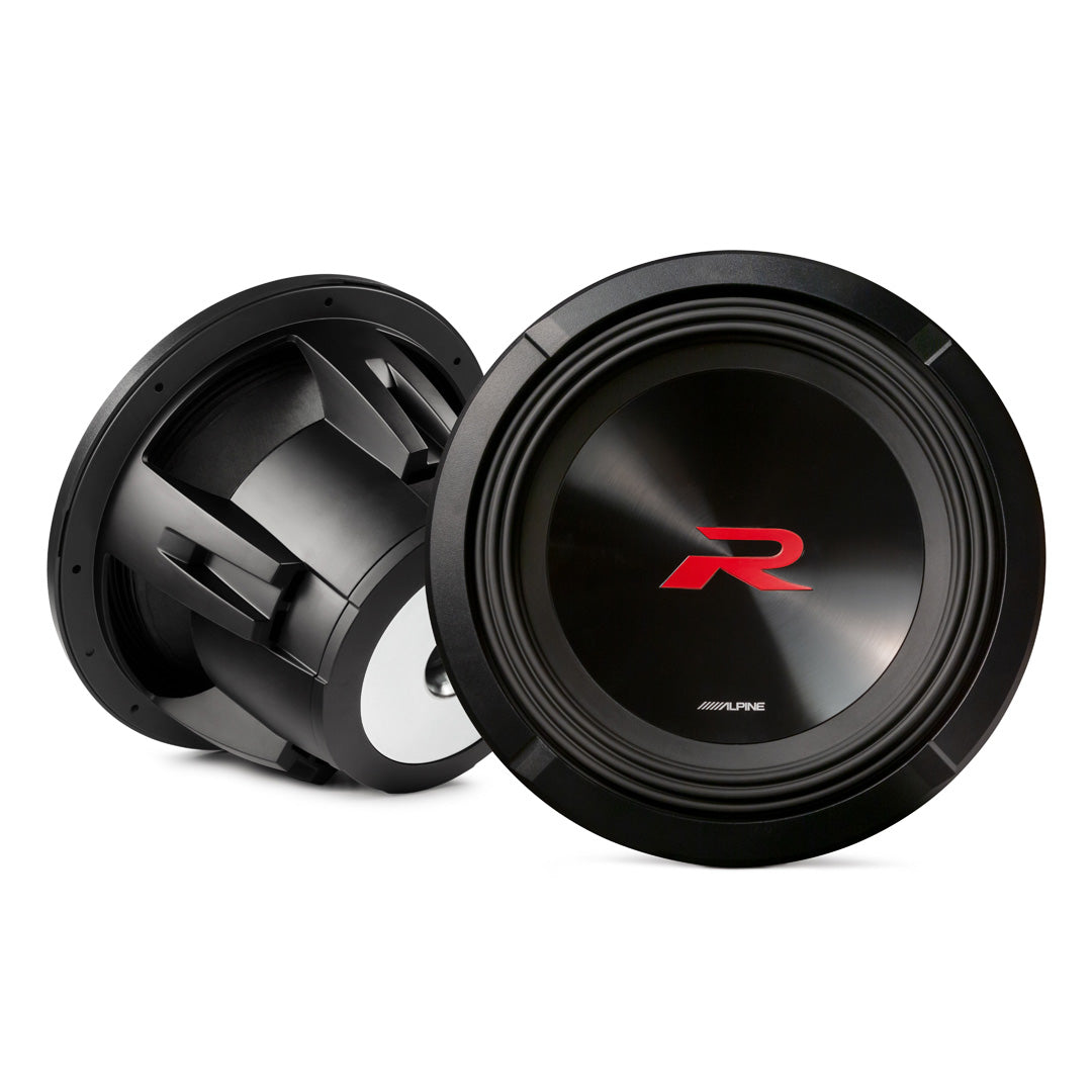 Alpine R2-W12D4, R Series 12" Dual 4 Ohm Voice Coil Subwoofer