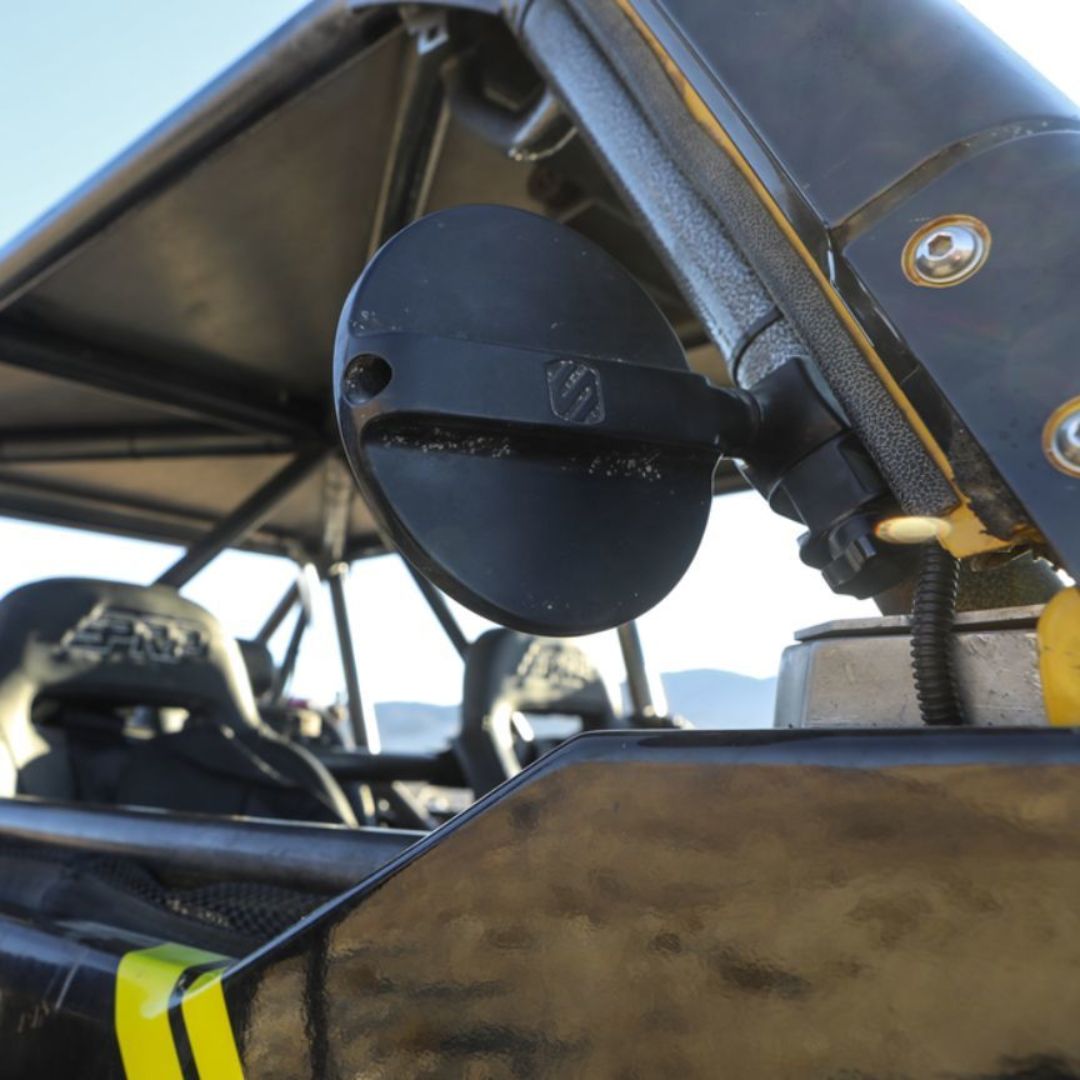 Scosche PSM21008, Baseclamp 5√ì Round Convex Mirror Base (Pair) (Requires 2 Clamps - Not Included)