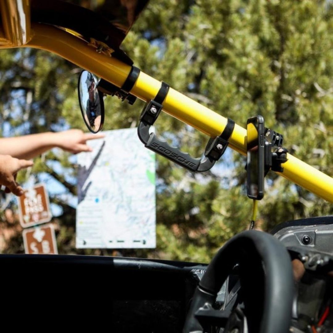 Scosche PSM21011, Baseclamp 6√ì Grab Handle Base (Requires 2 Clamps - Not Included)