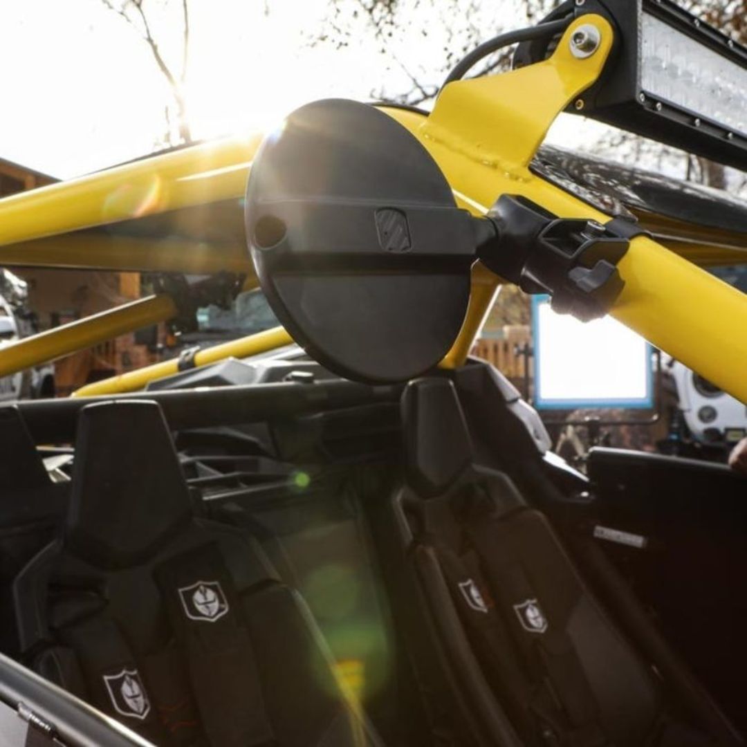 Scosche PSM21008, Baseclamp 5√ì Round Convex Mirror Base (Pair) (Requires 2 Clamps - Not Included)