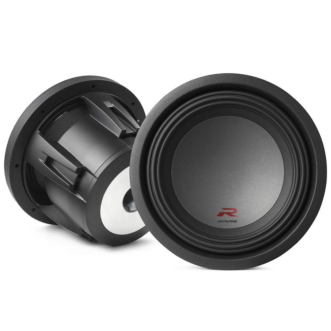 Alpine R-W10D4, R Series 10" Dual 4 Ohm Voice Coil Subwoofer - 2250 Watts