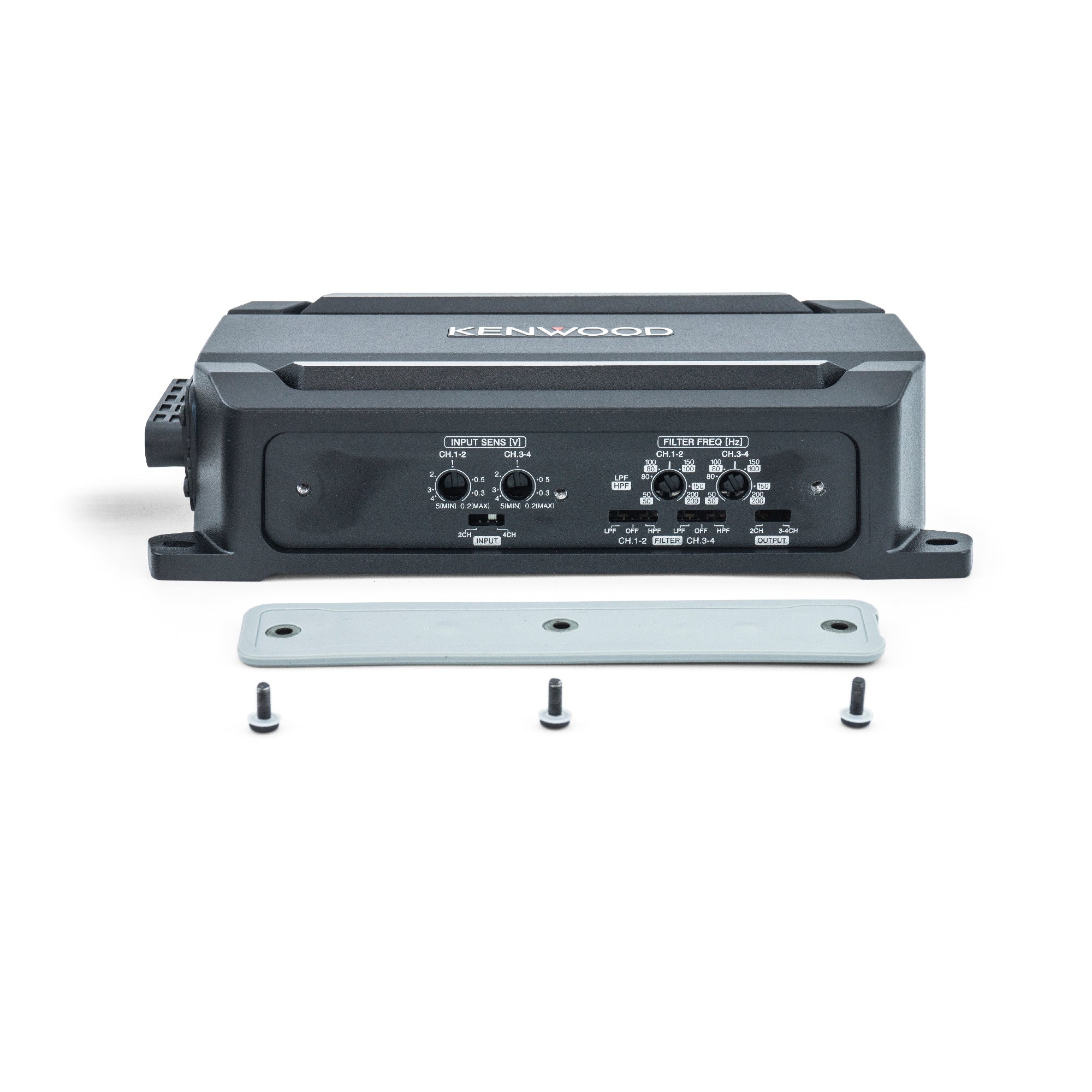 Kenwood KAC-M5014, 4 Channel Marine / Powersports Amplifier - 50 Watts RMS x 4