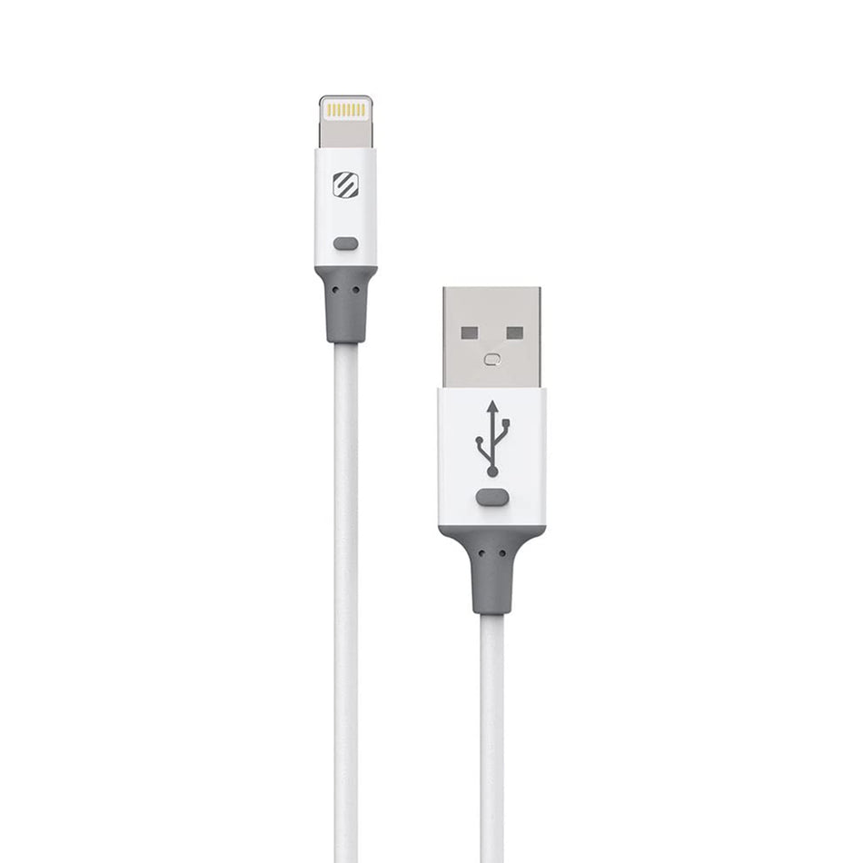 Scosche I2WTA, Charge & Sync Cable For Lightning USB Devices - 3FT (White)