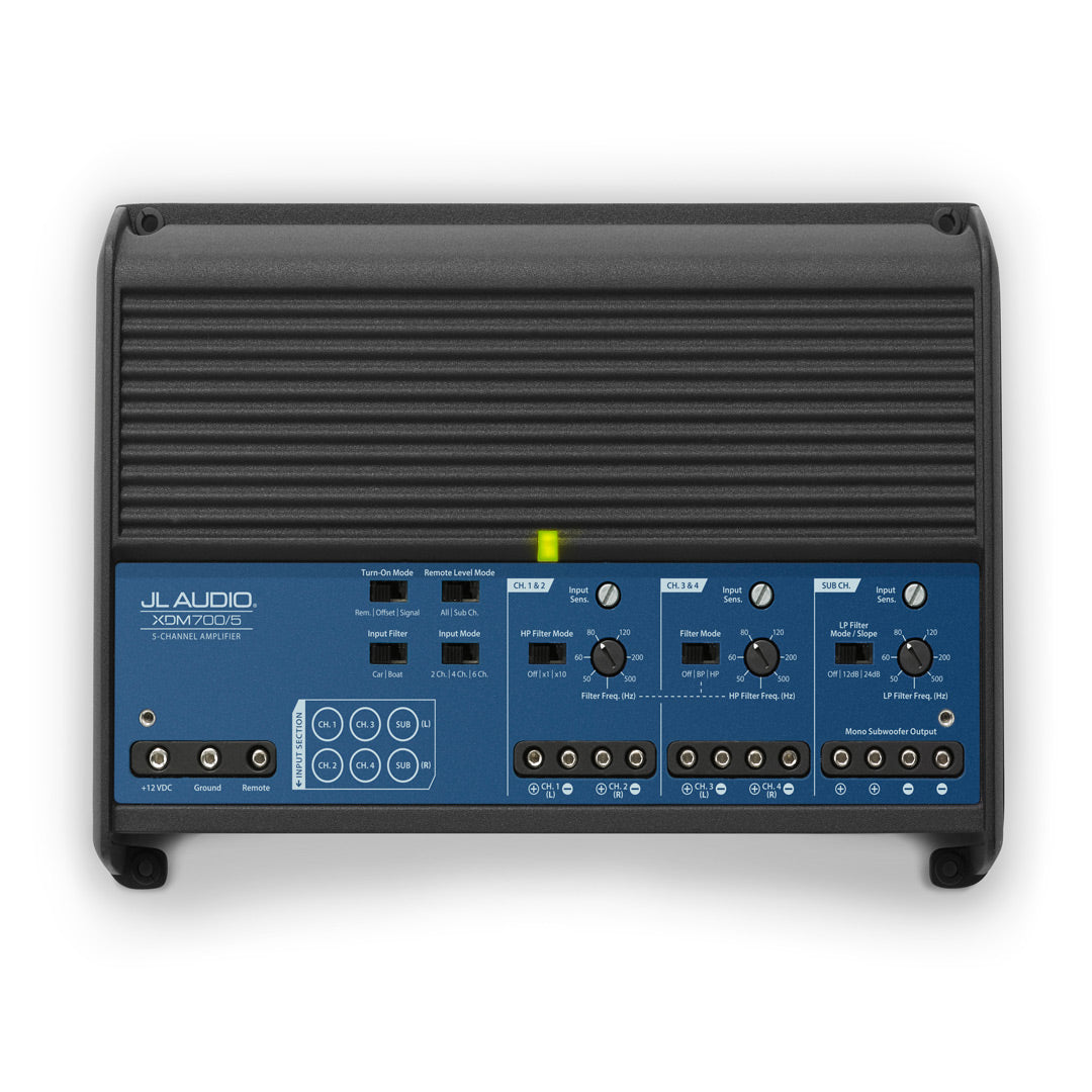 JL Audio XDM700/5, XDM Series Class D 5 Channel System Amplifier