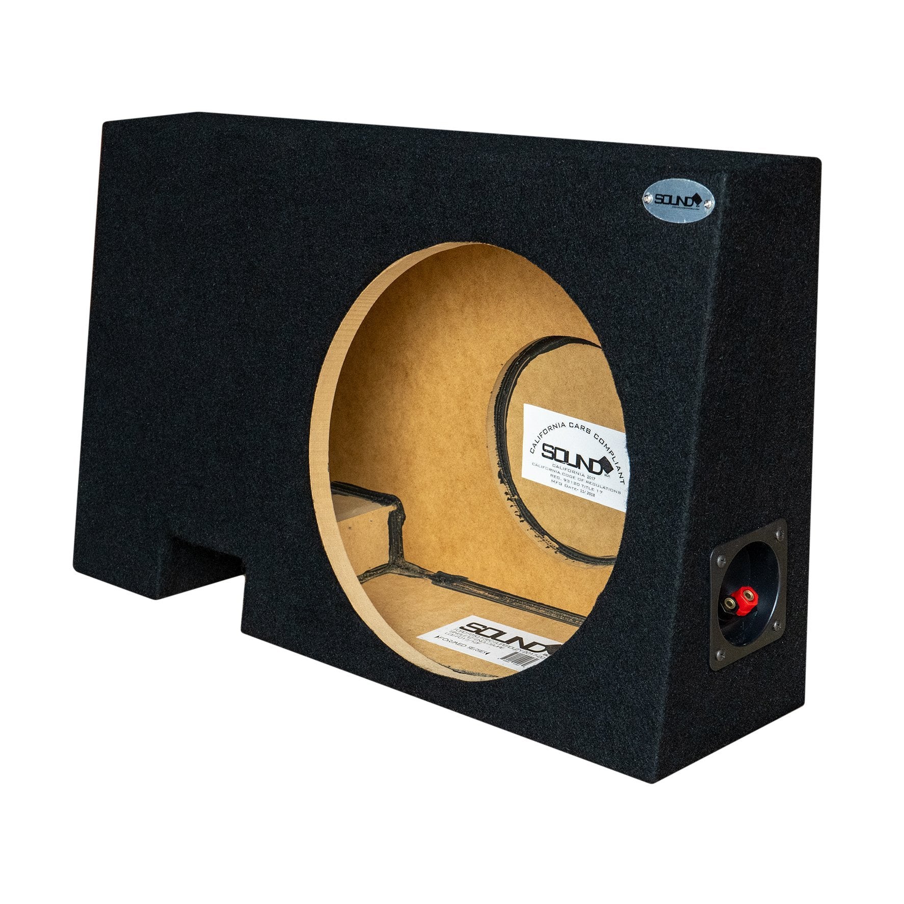 SoundBox Ford F250/F350 SuperDuty (CrewCab) 2017-2019 Single 10" Upfire Subwoofer Enclosure