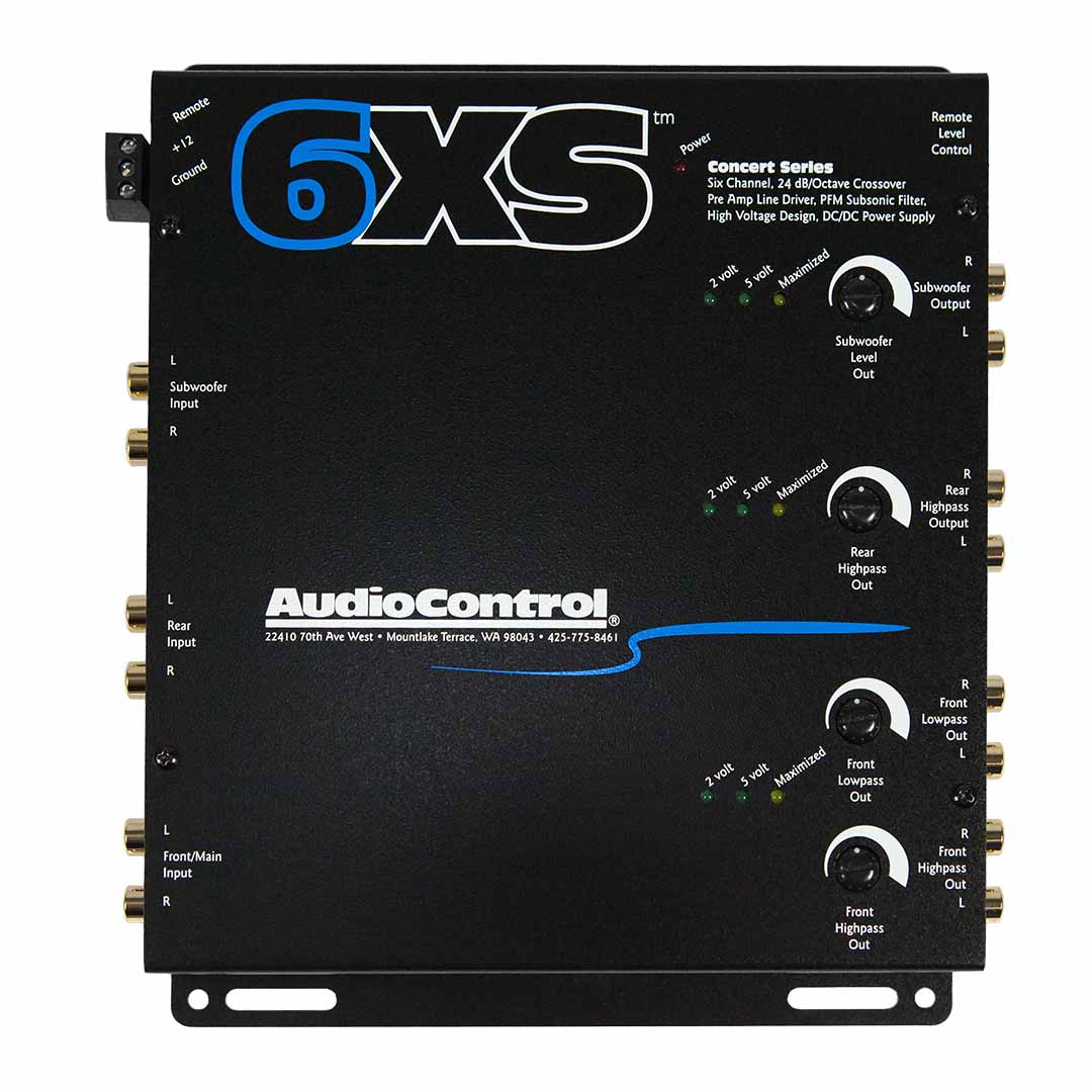 AudioControl 6XS, 6 Channel Electronic Crossover